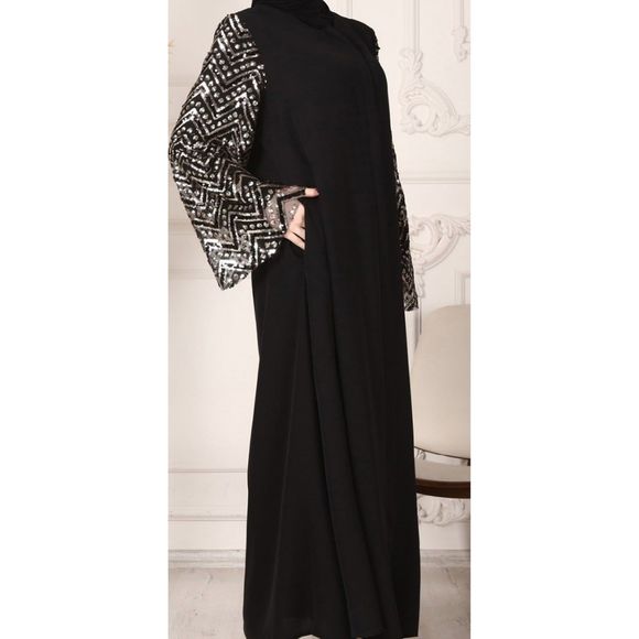 Black Abaya size 16 - Picture 7 of 12